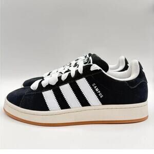 adidas Mens Campus 00s Core Black White Sz 10.5 HQ8708 Low Top Sneakers